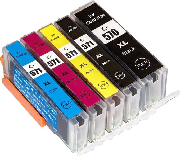 Voordeelset - Vervanger voor Canon PGI 570 XL & CLI 571 XL