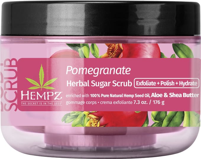 Hempz Pomegranate Herbal Sugar Scrub 176gr