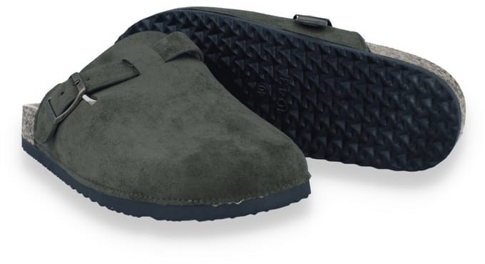 Mode-mania Heren Slipper | Kaki | Maat: 40