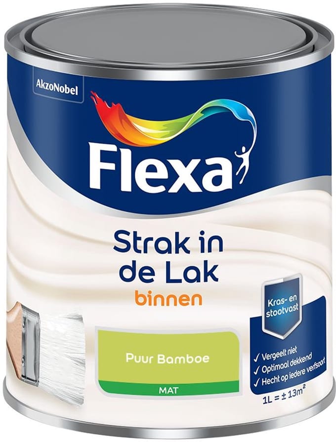 Flexa - Strak In De Lak Binnenlak Mat - Puur Bamboe - Mengverf - 1 L
