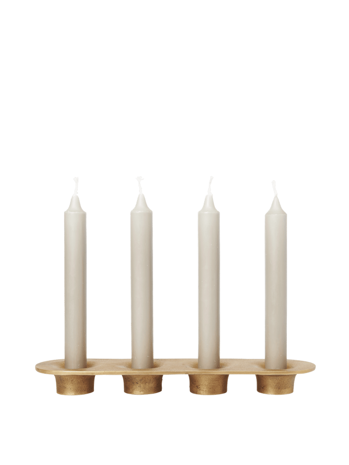 Ferm Living Soothe 4 kandelaars - messing