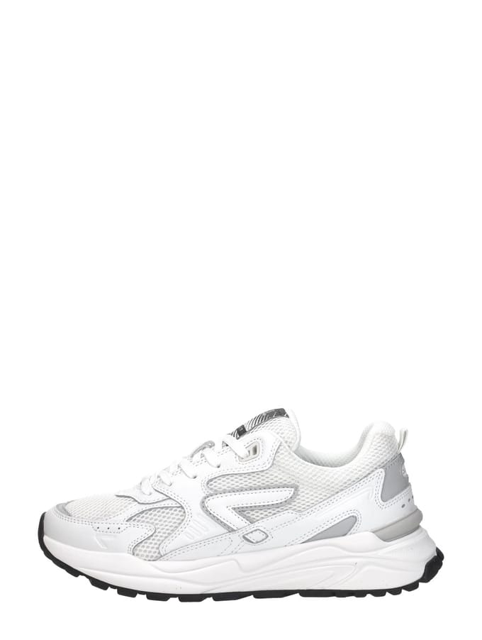 HUB Grid-w Sneakers Dames - Leren Sneaker - Wit - Maat 41