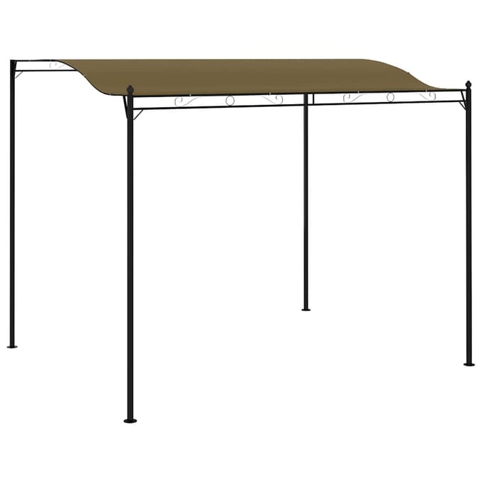 vidaXL - Zonneluifel - 180 - g/m² - 3x2,4 - m - taupe