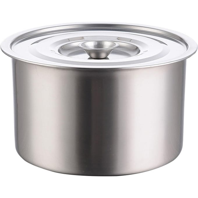Soeppan RVS Makkelijk schoon te maken Hittebestendig Multifunctioneel met Deksel Soeppan 20cm / 7.9in