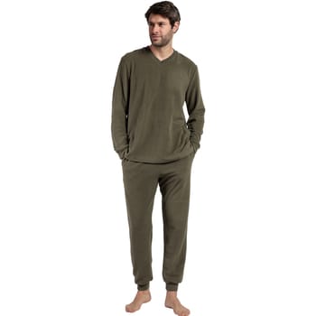 Trainingspak Admas Pyjama broek top lange mouwen Checks Texture