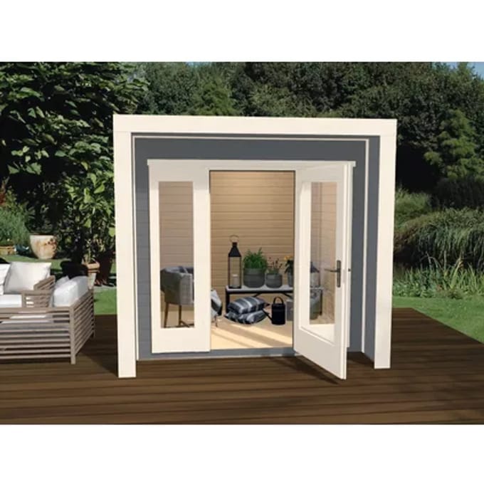 Weka Tuinhuis 263 Gr1 Grijs 235x239cm
