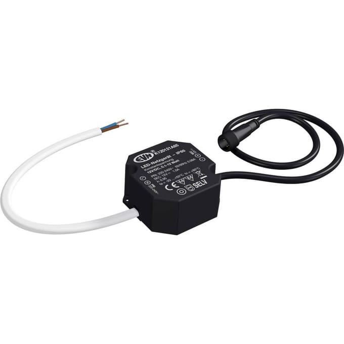 EVN K120121A65 LED voeding, 12V/DC 0,1-12W IP65