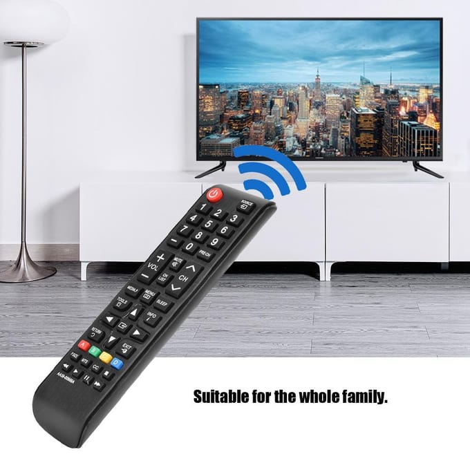 Télécommande Smart TV pour Samsung AA59-00666A (H32B, H40B, H46B, PN64E533D2F) black