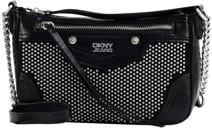 DKNY schoudertas Rylee Crossbody Black / Silver zwart