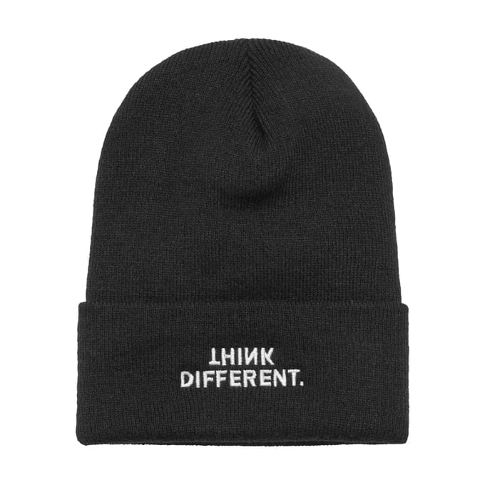 Mister Tee - Think Different Beanie Muts - Zwart