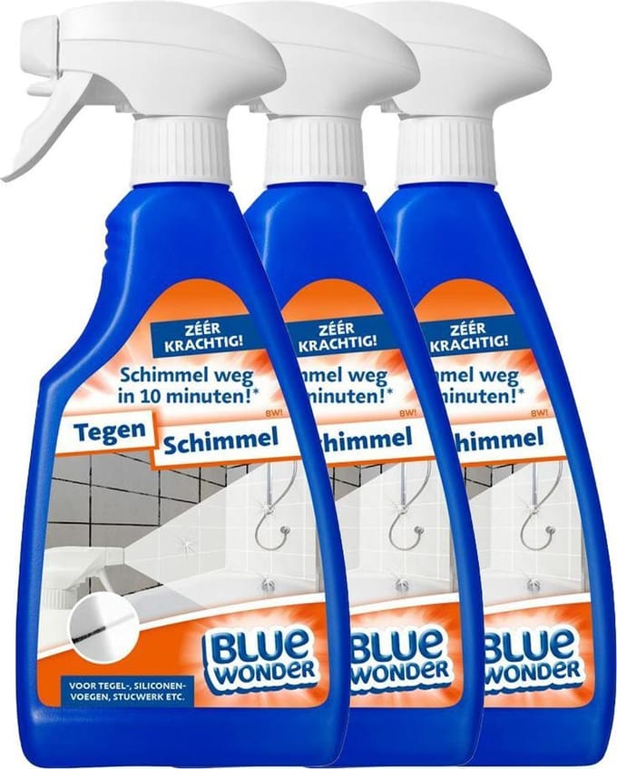 Blue Wonder Tegen Schimmel Voordeelbox - 3 x 500 ml