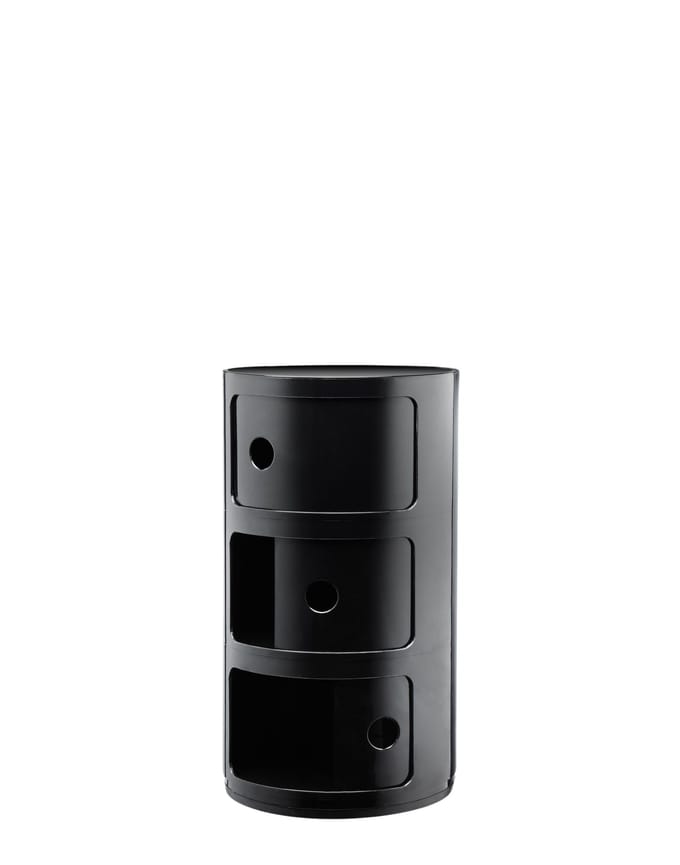 Kartell - Componibili Container - 3 elementen - zwart