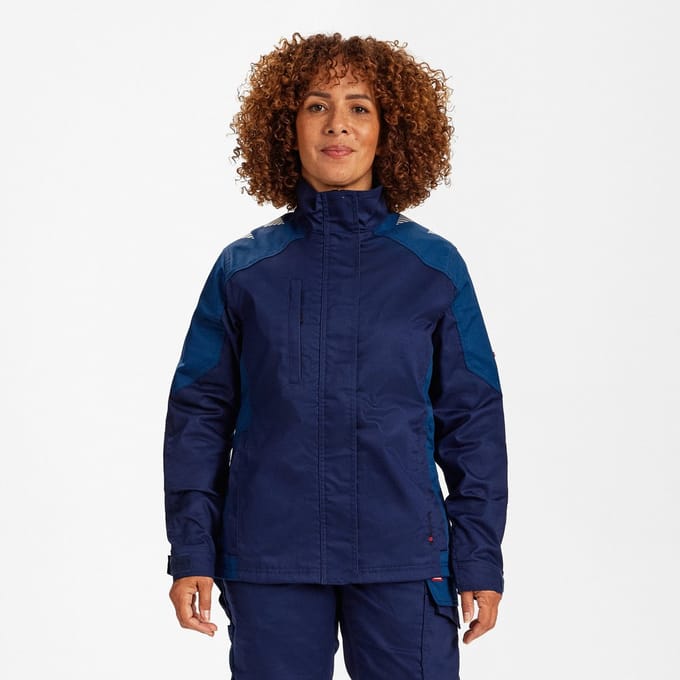 Engel Galaxy werkjack met 2-weg stretch voor dames 1816-255 - Blue Ink / Dark Petrol - M