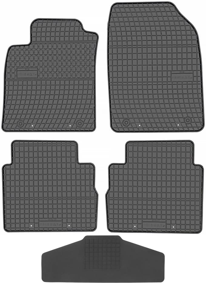 Max-Dywanik Prismat - Opel Vectra C Kombi - 2003-2008 - Zwart - Rubber