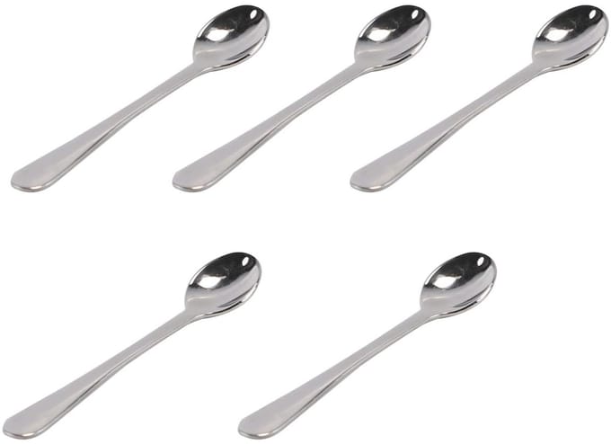 Dailygoods - 5 Stuks Roestvrijstalen Mini-Kruidenlepels