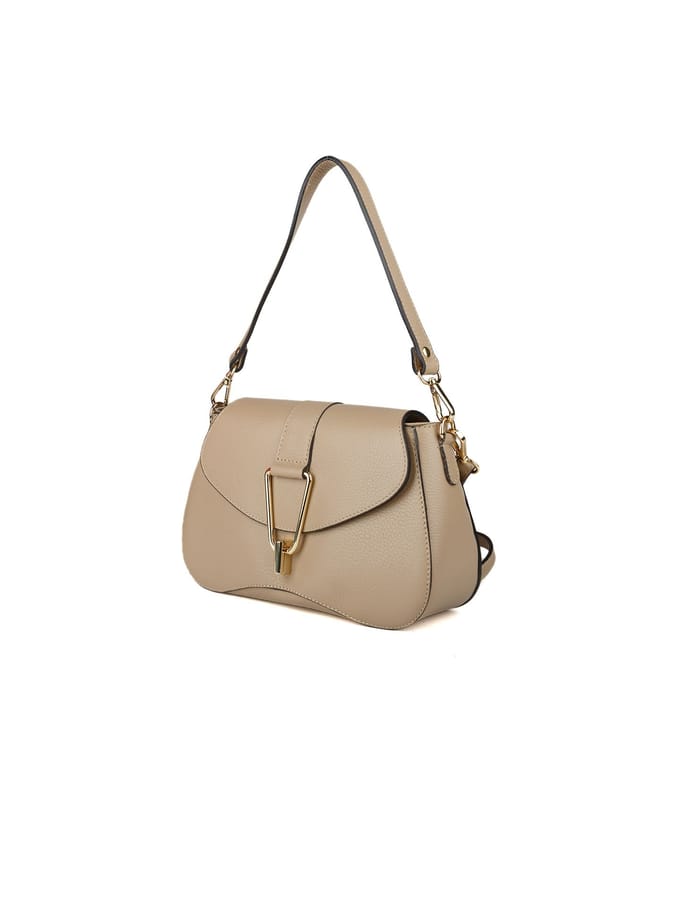 Giulia Monti Schoudertas Grijs Beige