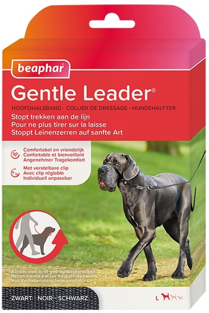 Beaphar Gentle Leader zwart grote hond