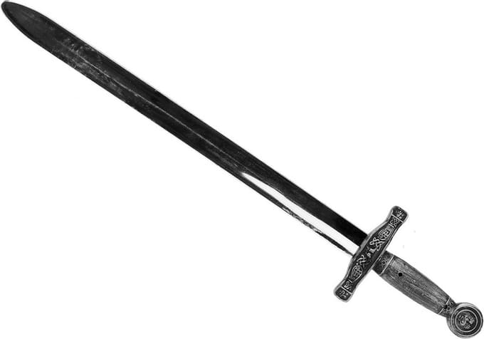 Speelgoed verkleed zwaard - zilver - 63 cm - ridder zwaard - Middeleeuwse verkleedaccessoires
