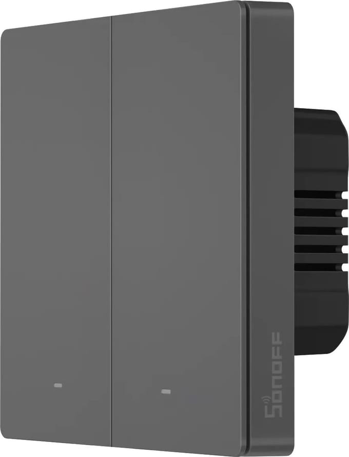 Sonoff SwitchMan Smart Wall Switch - M5 - Mechanische slimme schakelaar - 2 Kanaal - Ondersteunt App en spraakbesturing - Smarthome