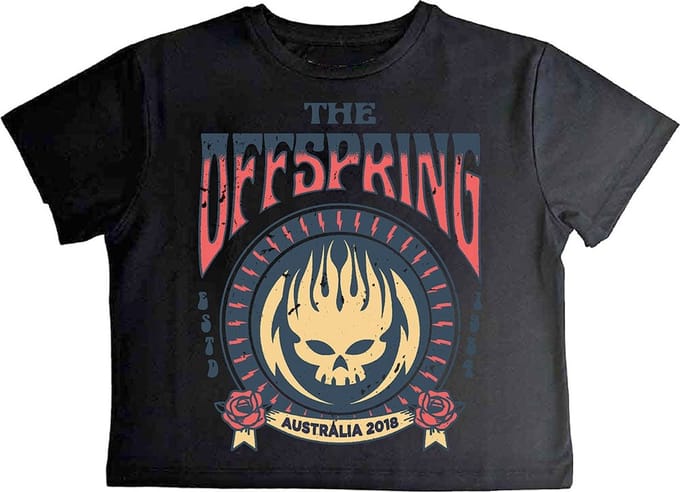 The Offspring - Australia 2018 Crop top - S - Zwart