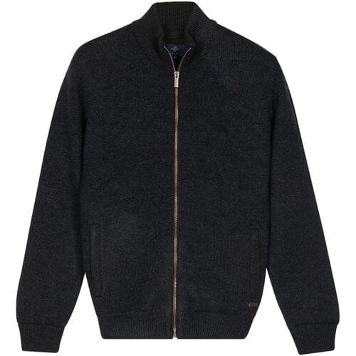 Baileys Vest Fullzip Mélange Color Quilted Lining Navy / male
