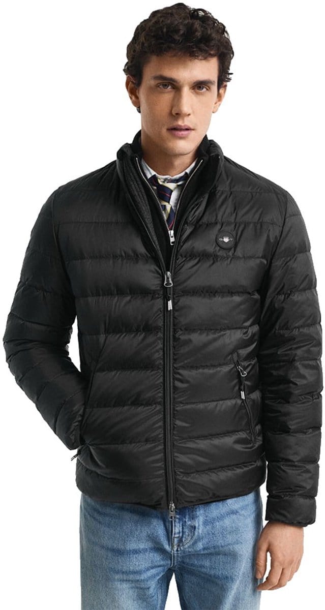Gant 7006526 Gewatteerde Jas Zwart S Man