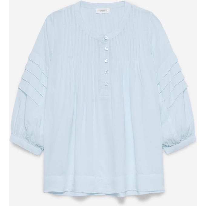 Alchemist Top Freya Faded Blue Größe: 36 | Longsleeves Outlet | Damen | Blau