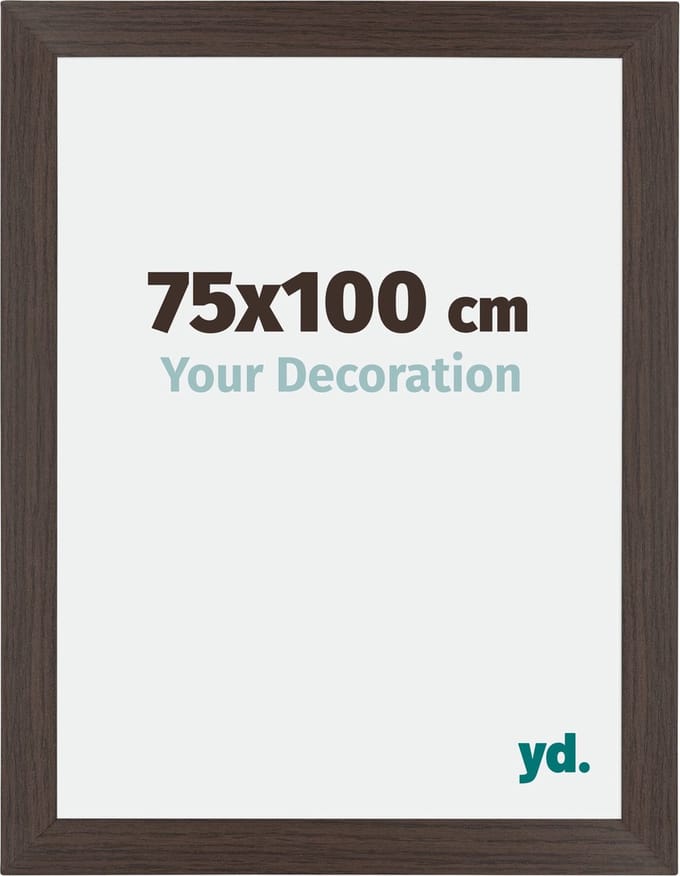 Your Decoration - Fotolijst 75x100 cm - MDF - Eiken Donker - Mura
