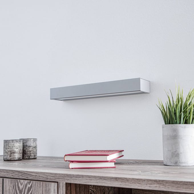 MCJ LED wandlamp Mera, breedte 40 cm, aluminium, 3.000 K