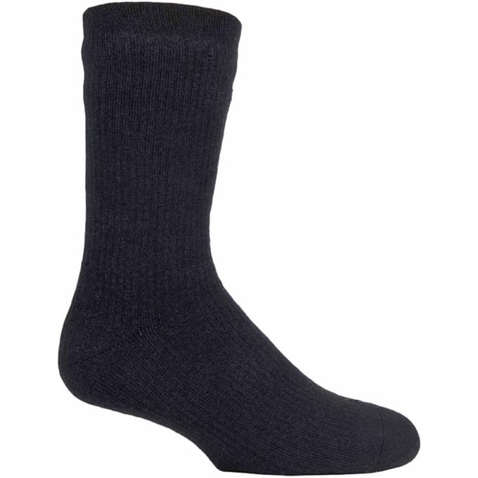 Heren & Dames Zwarte Thermische Waterdichte Sokken met Fleece Voering