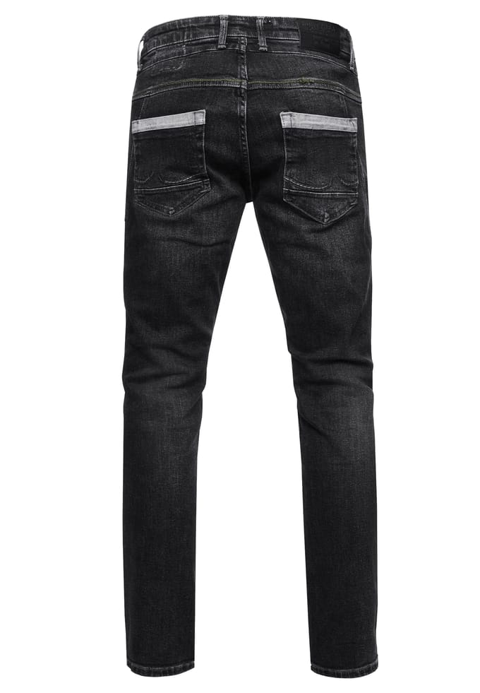 Jeansbroek "YOKOTE" rechte pasvorm stone-washed