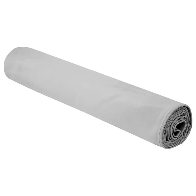 vidaXL - Sporthanddoeken - 2 - st - Grijs - 200 - x - 100 - cm - Polyester - en - polyamide