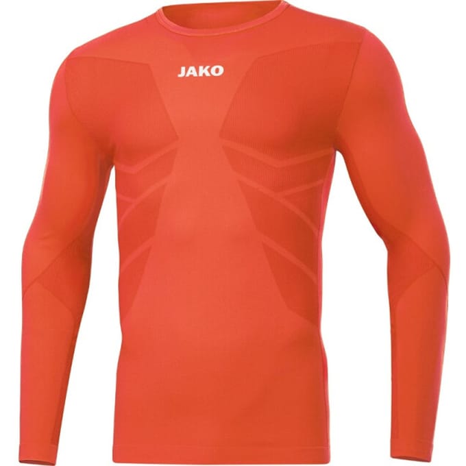 Jako Comfort 2.0 Longsleeve Heren - Flame | Maat: M
