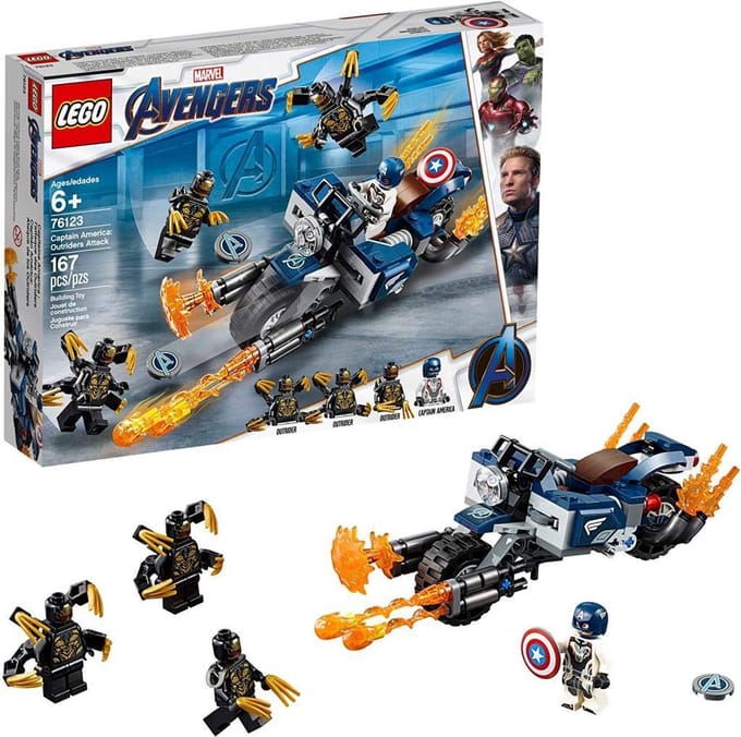 LEGO Marvel Super Heroes Captain America: Outriders Attack 76123