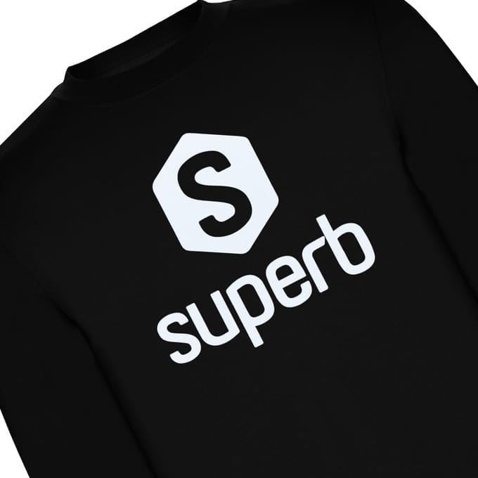 Hexawhite 6020 heren sweatshirt met lange mouwen en ronde hals