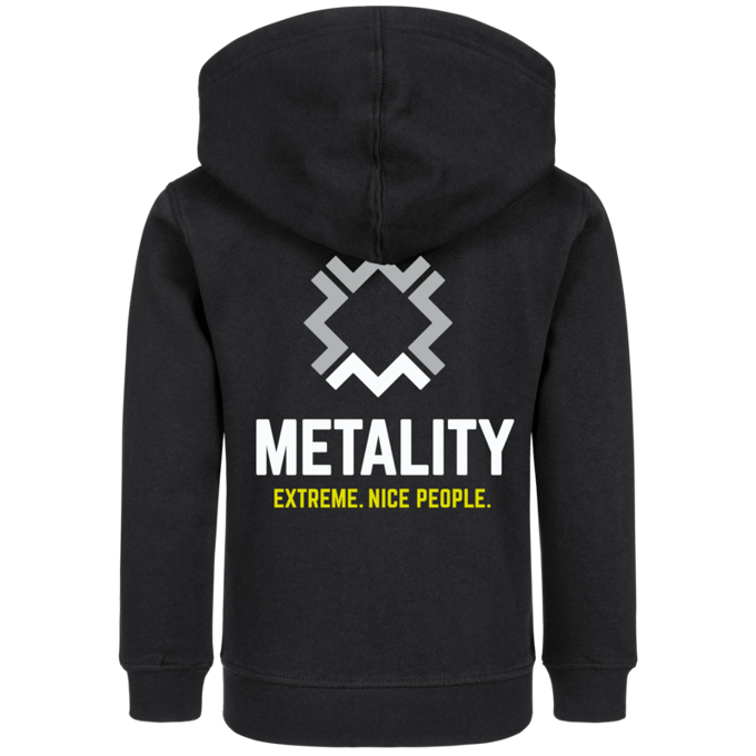 Metality Kinder vesten voor kinderen - Logo - voor Kinderen - zwart