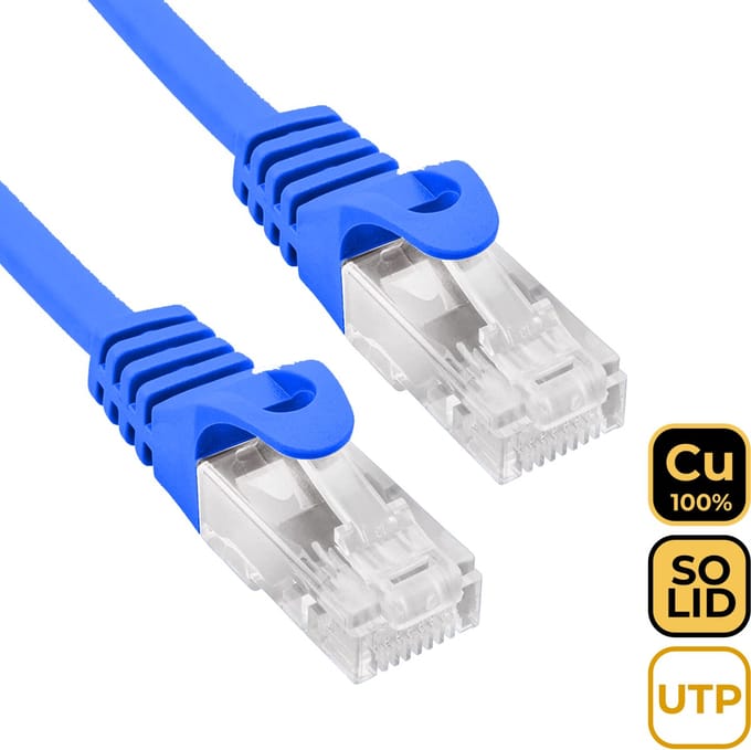 Phasak PHK 1902B netwerkkabel Zwart 2 m Cat6 U/UTP (UTP)