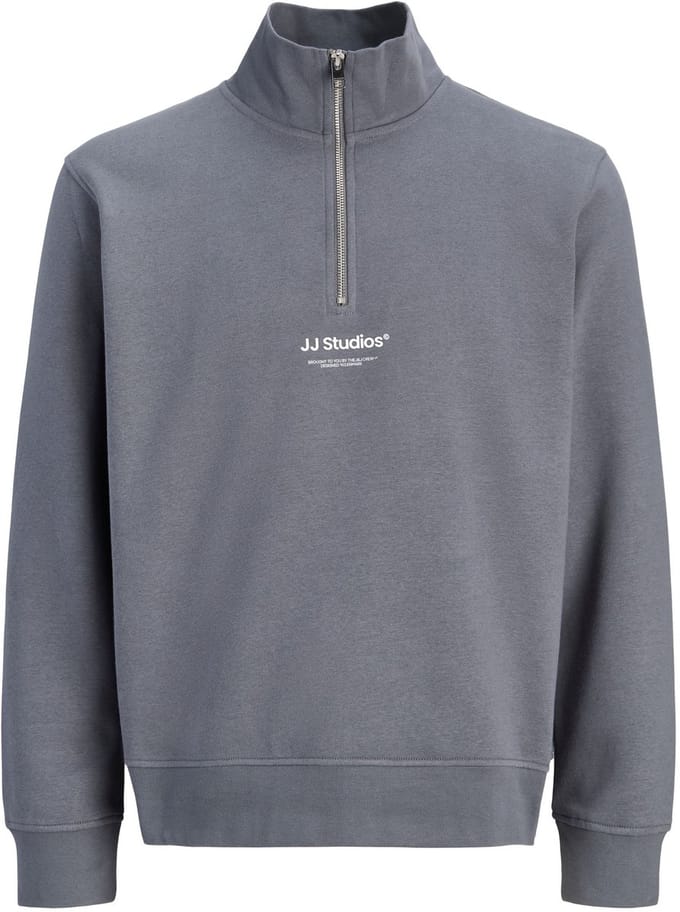 Jack & Jones Sweatshirt met halve rits Bedrukt Sweatshirt met halve rits