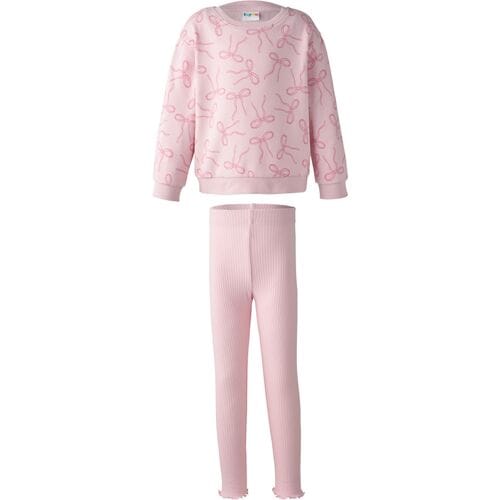 LUPILU Kinder kledingset 2-delig (Roze, 122/128)
