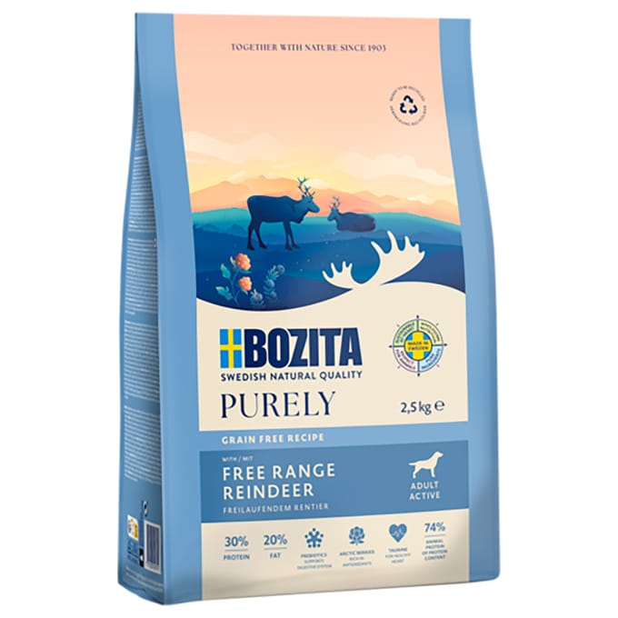 Bozita Grain Free Rendier - Dubbelpak: 2 x 11 kg