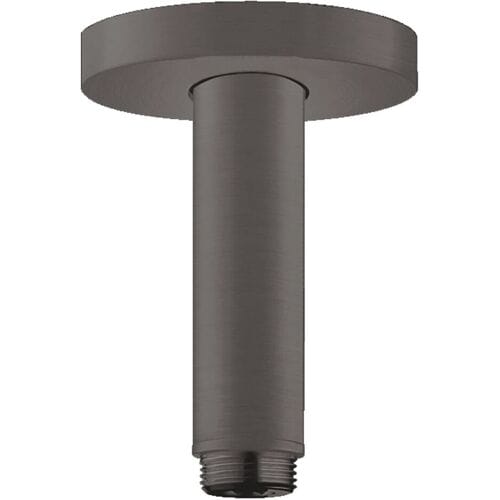 Hansgrohe Plafondbevestiging S - 100 mm - hoogglans zwart chroom