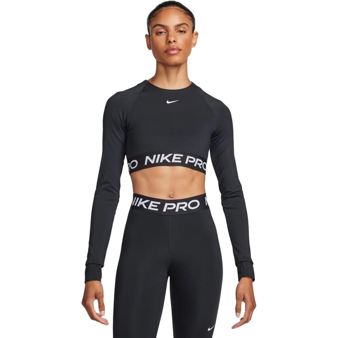 Nike Pro Dri-FIT 365 Cropped LS Shirt Dames - Maat S