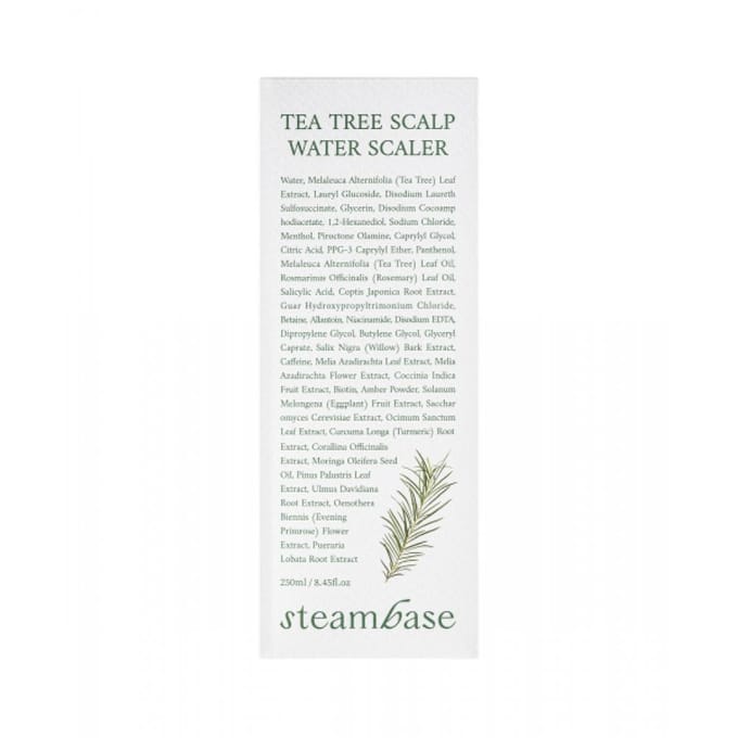 STeambase Pariëtale Geurprobleem Oplossing Hoofdhuid Keratine Tea Tree Scaler 250ml 2 NONE white