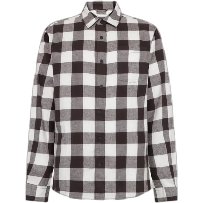 Katoenen flanellen overhemd met ruitjes KnowledgeCotton Apparel - GOTS