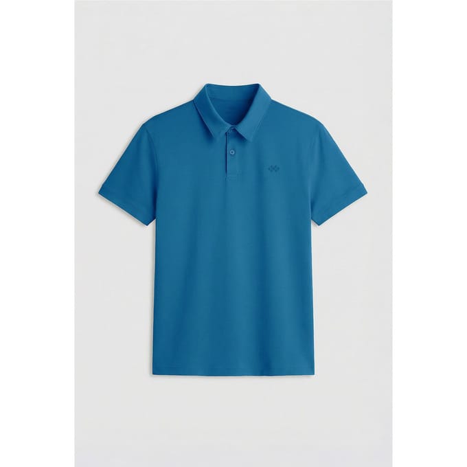 Heren Katoenen Elastaan Polo T-Shirt