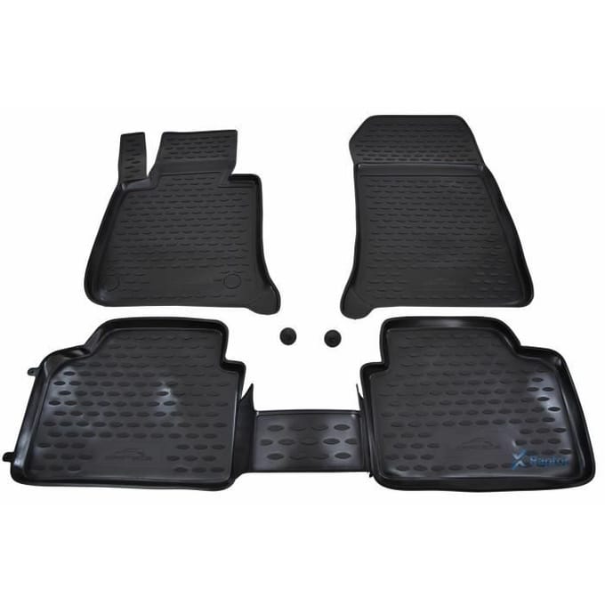 J&amp;J AUTOMOTIVE | Tapis De Sol En Caoutchouc 3D Exclusive Pour Bmw 3 Série E90, E91 2005-2012 zwart