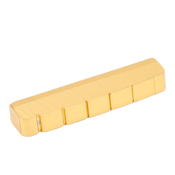 Sillet Préfendu 42 mm 6 Cordes Guitare Acoustique Remplacement Sillet Accessoires Instrument à Cordes beige