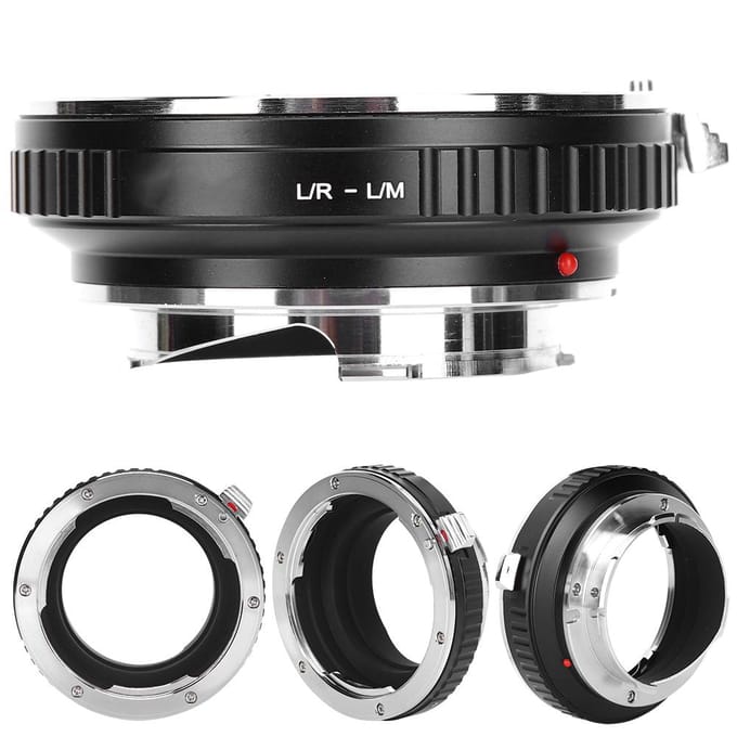 Fikaz l R‑l M Lens Adapter Ring voor Leica R Mount Lenzen naar voor Leica M Mount Camera gray