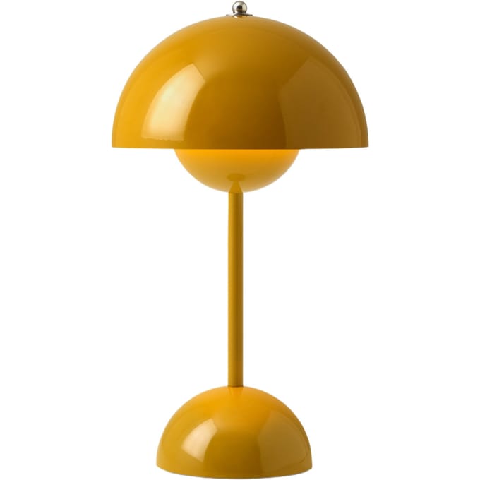 &Tradition Oplaadbare tafellamp Flowerpot VP9 - mosterd