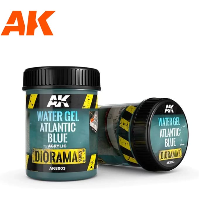 AK8003 Water Gel Atlantic Blue - 250ml (Acrylic)